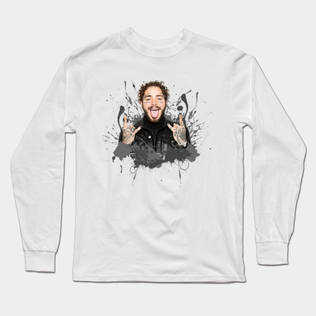 post malone Post Malone Style Long Sleeve TShirt TeePublic